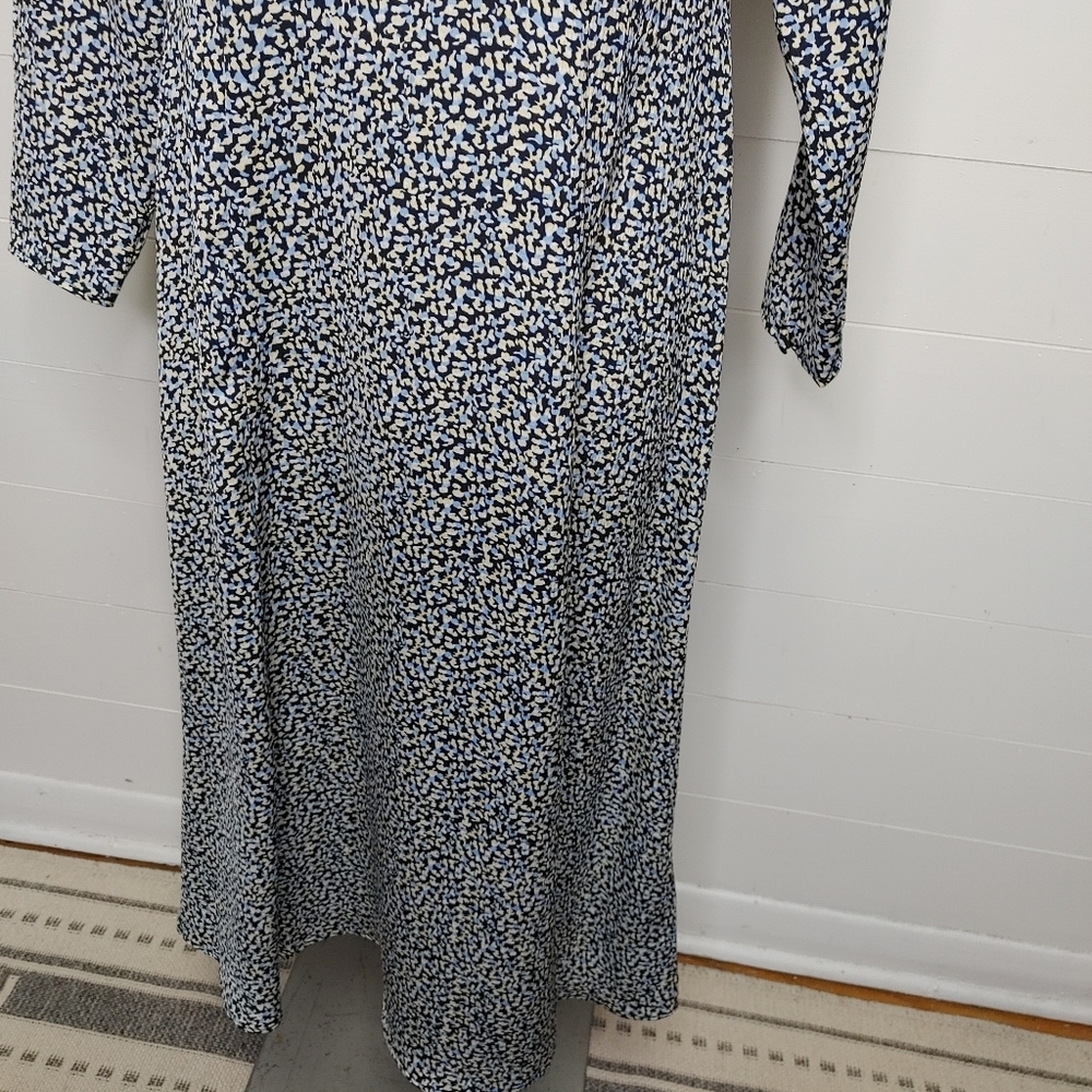 H&M patterned tie back midi dress S - Picture 5 of 13